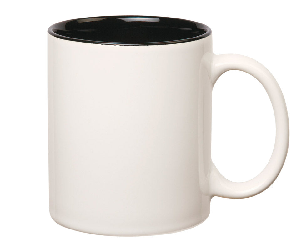 Šalica obojana unutrašnjost crna