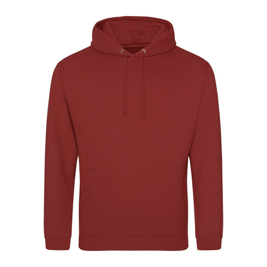 Hoodie unisex Brick red
