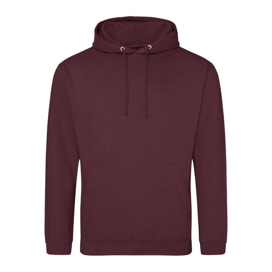 Hoodie unisex Burgundy smoke