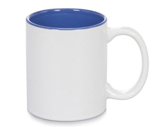 Šalica obojana unutrašnjost cambrige plava